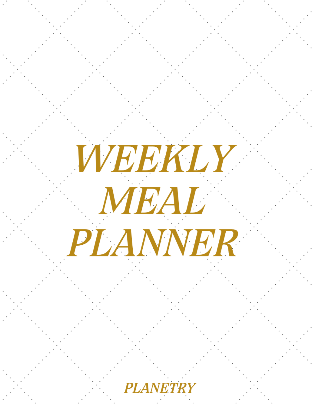 The Meal Planner